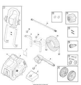 Part Location Diagram of 707002 Briggs and Stratton Handle-hardware